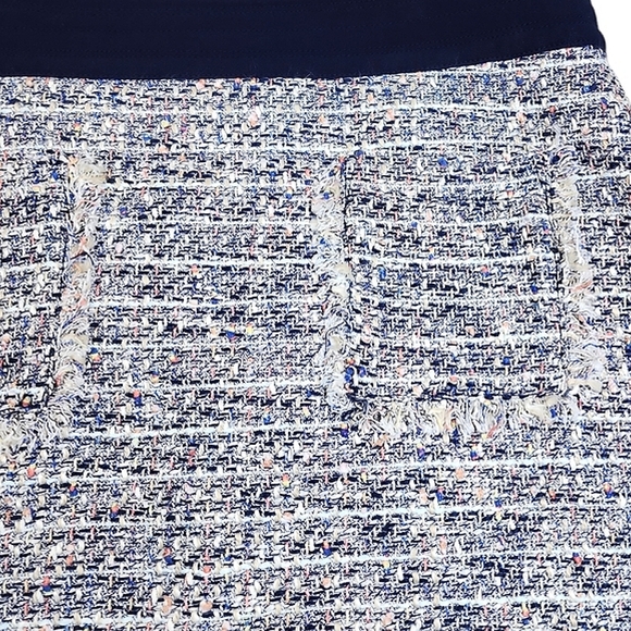 J. Crew Tweed Raw Hem A-Line Skirt - Picture 3 of 8